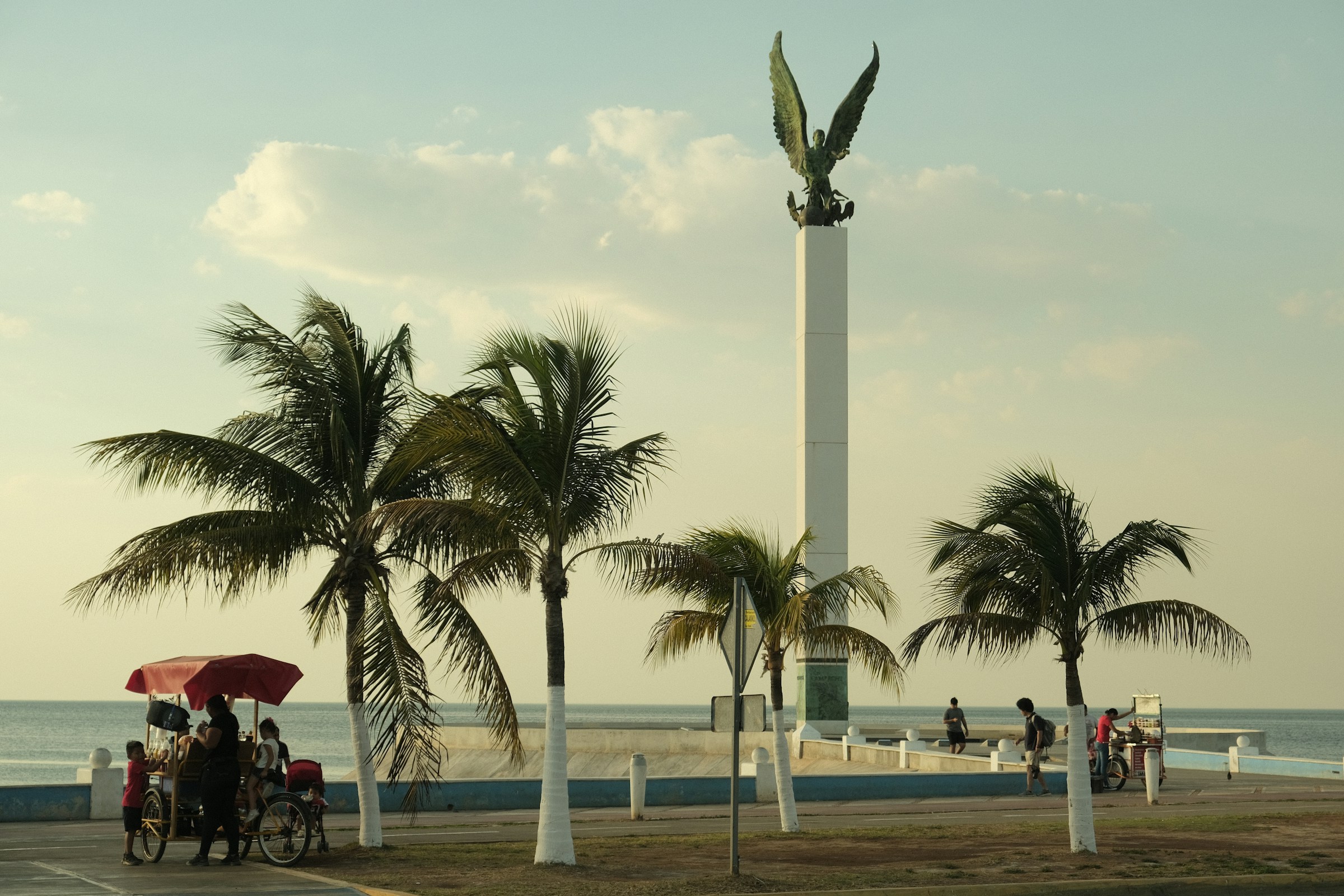 Colorful colonial buildings in Campeche